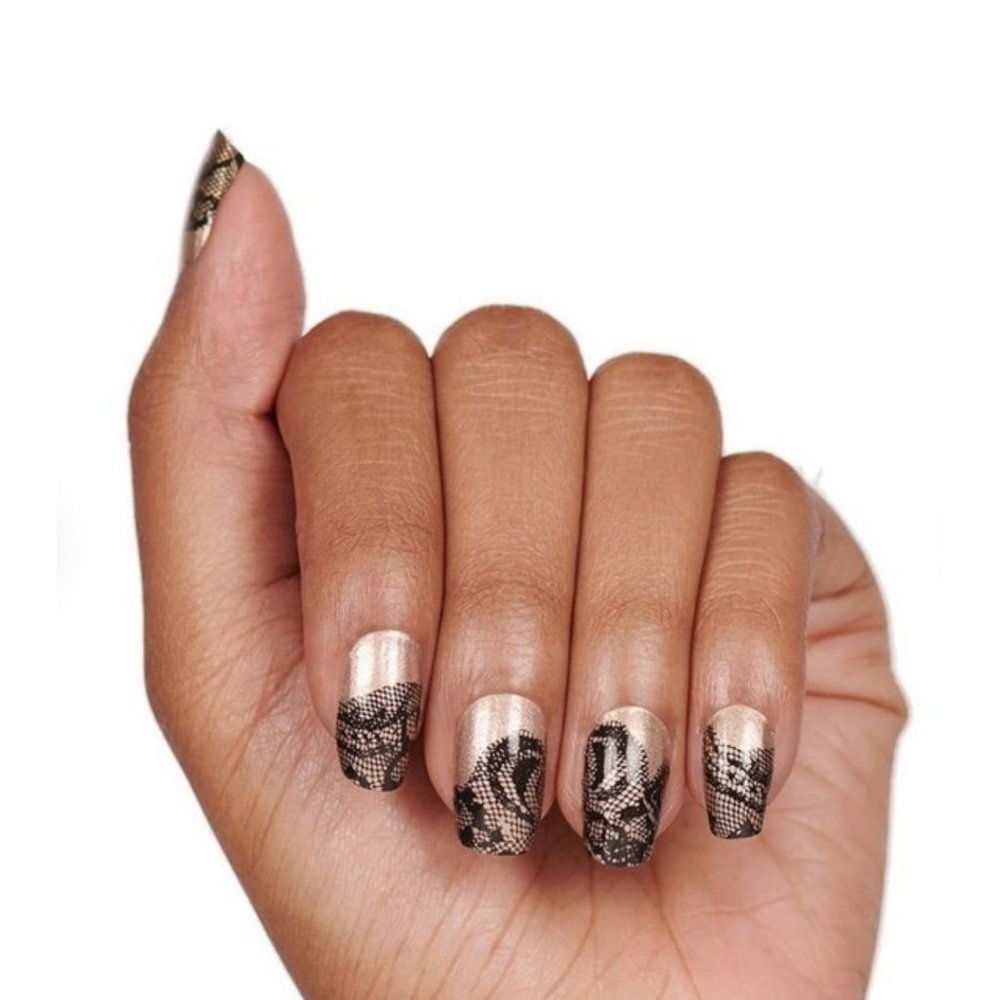 Color Street Lacey Business Nail Strip 100% Real Nail Polish